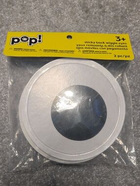 pop! Large Sticky Back Wiggle Eyes NIP